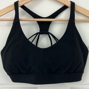 prAna medium black sports bra